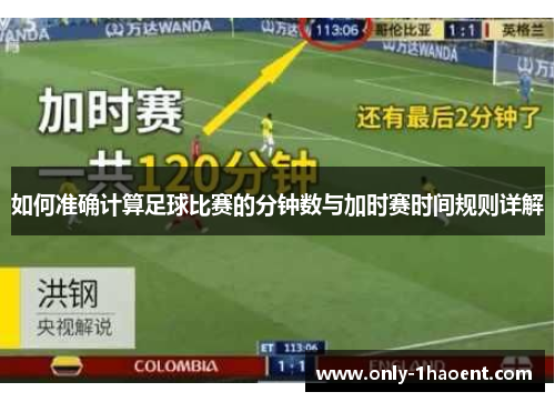 如何准确计算足球比赛的分钟数与加时赛时间规则详解